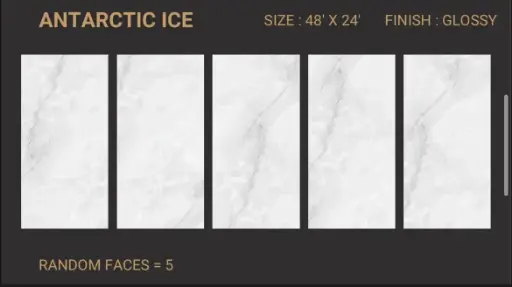 [ANTI2448] MapleLine Antartic Ice Porcelain Tile 24x48 – Glossy (Wall & Floor) (24x48)