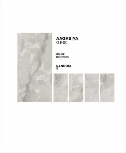 [AAGG2448] MapleLine Aagasiya Gris Porcelain Tile 24x48 – Glossy (Wall & Floor)