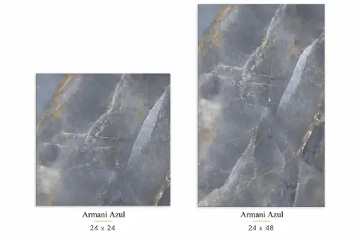 [ARMA2448] MapleLine Armani Azul Porcelain Tile 24x48 – Glossy (Wall & Floor) (24x48)