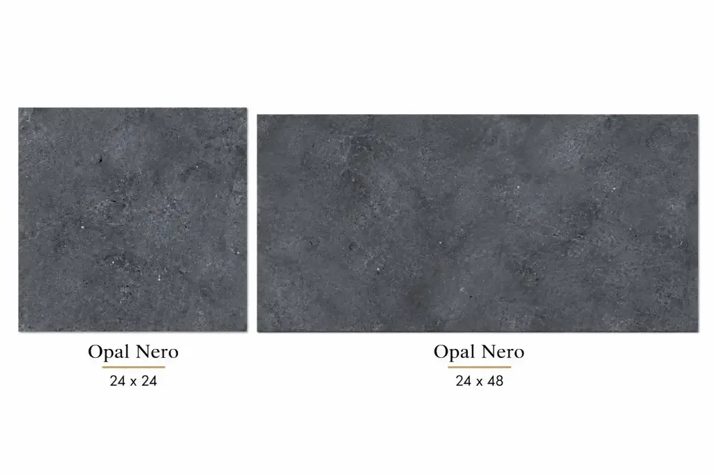 MapleLine Opal Nero Porcelain Tile 24x24 – Matt (Wall & Floor)