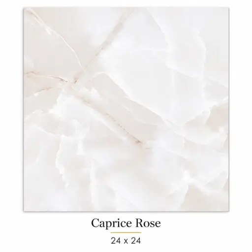 [CAPR2424] MapleLine Caprice Rose Porcelain Tile 24x24 – Glossy (Wall & Floor)