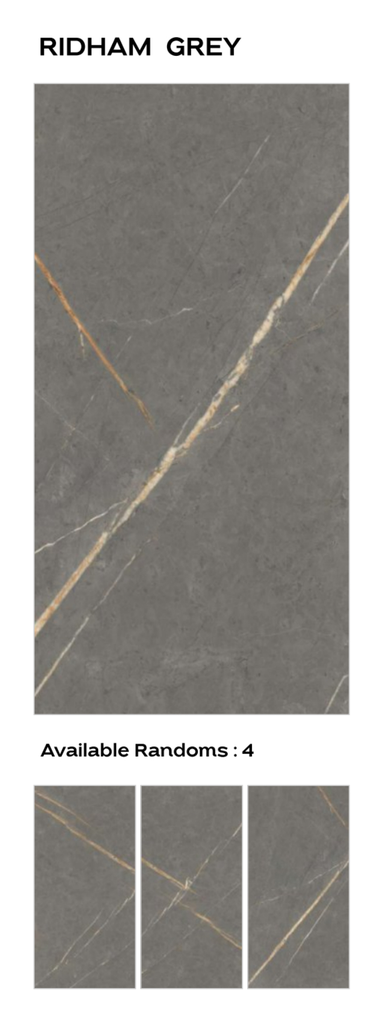 MapleLine Ridham Grey Porcelain Tile 24x24 – Glossy (Wall & Floor)