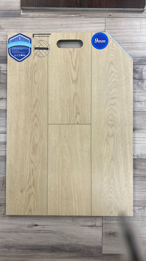 [LV002] SPC Vinyl Flooring – Smoked Prairie | Stone Core | 5 ft x 7 in x 7 mm | 0.5 mm Wear Layer | UV Coated | Waterproof | Anti-Skid | 5G Click System (Smoked Prairie)