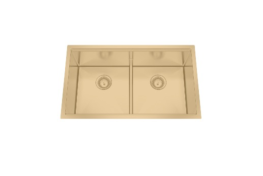 [WDG3018] NorthCraft Double-Bowl Workstation Sink 30×18x10, Handcrafted 16-Gauge Stainless Steel with Accessories (Brush Gold) (Brush Gold, 30"x18")