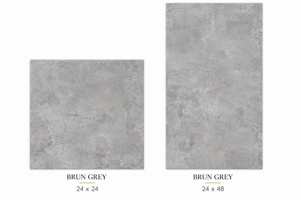 MapleLine Brun Grey Porcelain Tile 24x24 – Matt (Wall & Floor)