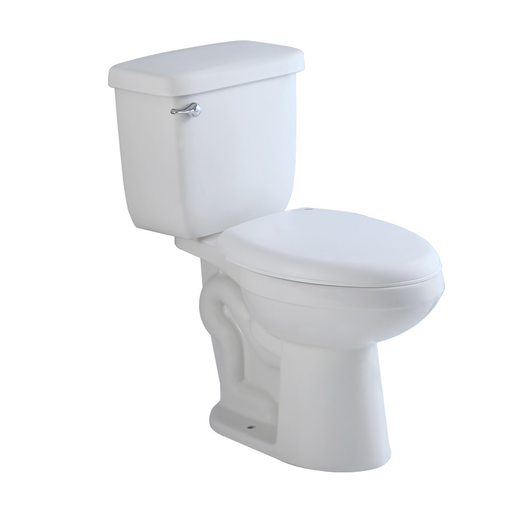 [LT2001] ADA 1.28 GPF / 4.8L Left-Side Siphonic Two-Piece Toilet (Round) – HTD Flush, Soft-Close PP Seat, cUPC Certified